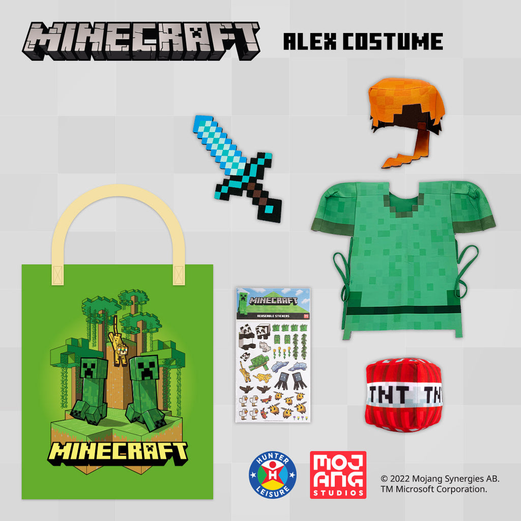 Minecraft Alex Costume Showbag