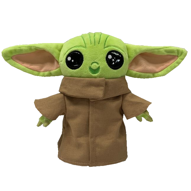 Baby yoda plush bag clearance